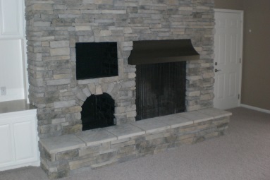 Manufactured stone veneer at Grand Lake Oklahoma